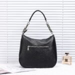 Women's Black Premium Leather Shoulder Bag